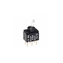 1 pcs : G12JPCF - Toggle Switches SPDT ON-NONE-ON R/G