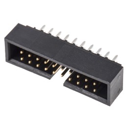 5 pcs - Molex C-Grid Series Straight Through Hole PCB Header, 20 Contact(s), 2.54mm Pitch, 2 Row(s), Shrouded
