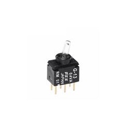 1 pcs : G13JPCF - Toggle Switches SPDT ON-OFF-ON R/G
