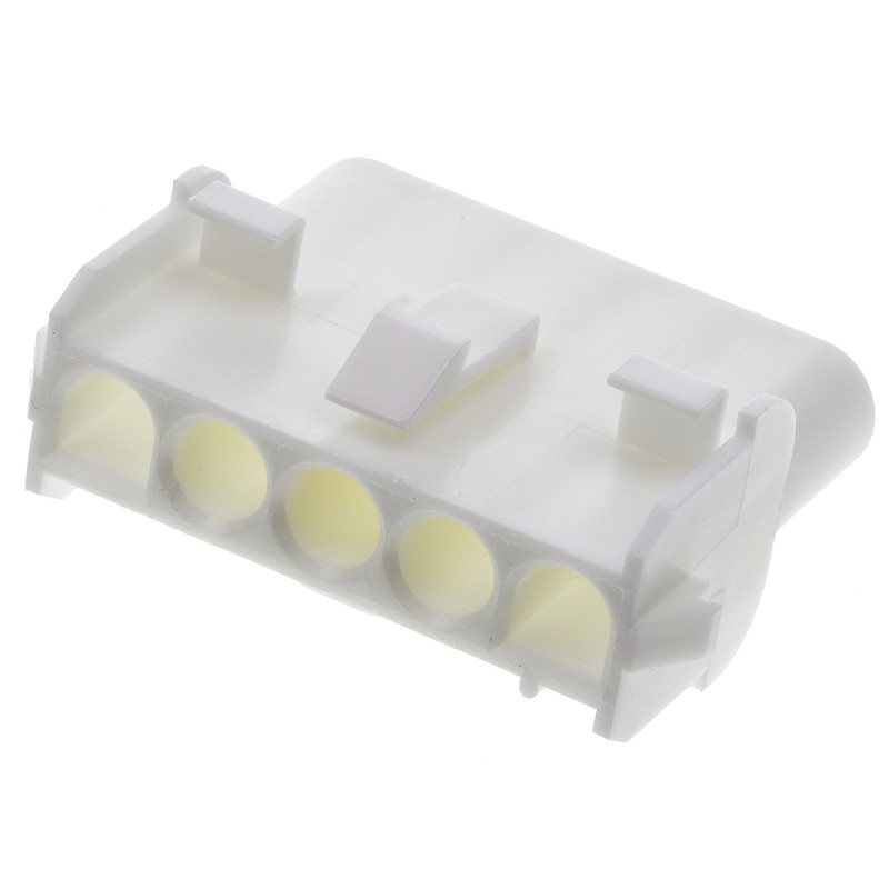 5 pcs - TE Connectivity, Universal MATE-N-LOK Female Connector Housing, 6.35mm Pitch, 5 Way, 1 Row