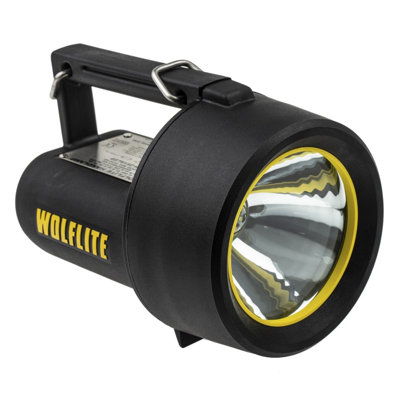 1 pcs - Wolf Safety H-251A ATEX LED Hand Lamp Black - Rechargeable 210 lm