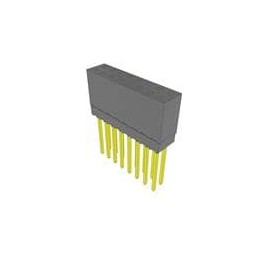 1 pcs : ESQ-108-14-G-D - PC/104 Connectors Elevated Socket Strip, 0.100' Pitch