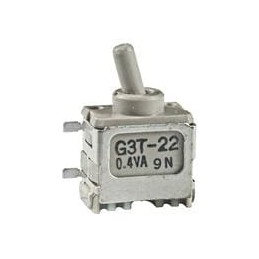 1 pcs : G3T22AH - Toggle Switches DPDT ON NONE ON R/A
