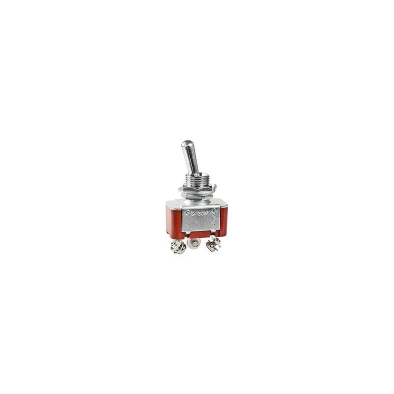 1 pcs : S305T - Toggle Switches SPDT ON-MOM MED/HIGH SCREW LUG