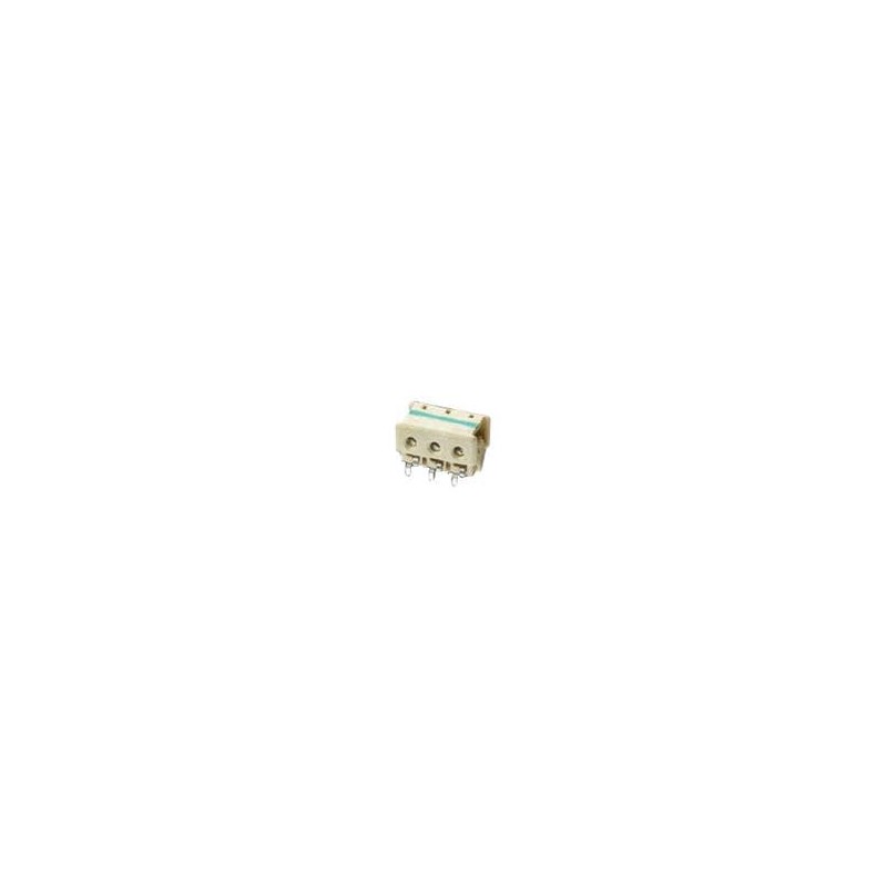 1 pcs : 2-2106489-3 - Lighting Connectors 3 Position 22 AWG Thru Hole Closed End