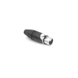 1 pcs : AX4F-AU BULK - XLR Connectors MTL SH 4 FEM NI FINISH GLD PLTD