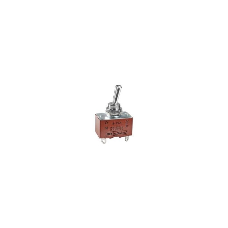 1 pcs : S21A - Toggle Switches ON-NONE-OFF DPST SOLDER LUG