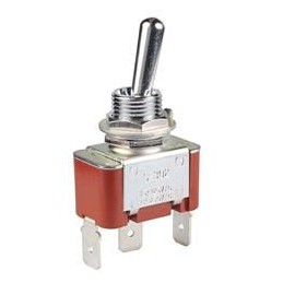 1 pcs : S302F - Toggle Switches SPDT ON-ON .250 QUICK CONNECT 15A