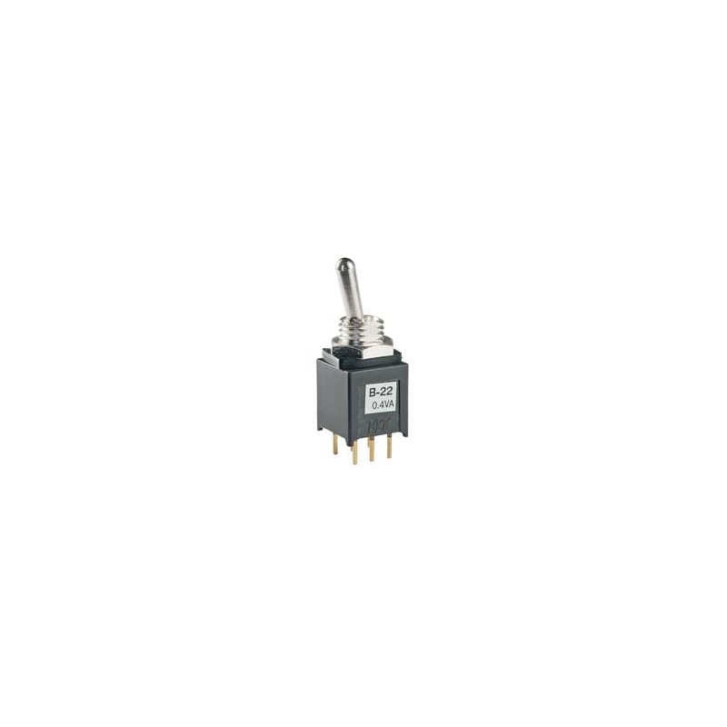 1 pcs : B22A1P - Toggle Switches DPDT ON-NONE-ON