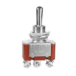 1 pcs : S303T - Toggle Switches SPDT ON-OFF-ON SCREW LUG