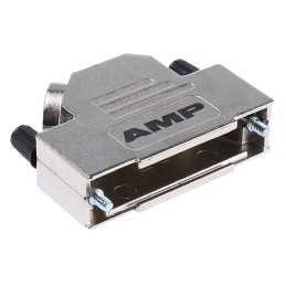 100 pcs - TE Connectivity ADK Series Zinc Angled D Sub Backshell, 25 Way, Strain Relief