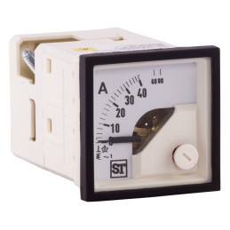 1 pcs - Sifam Tinsley Sigma Analogue Panel Ammeter 40A AC, 48mm x 48mm Moving Iron