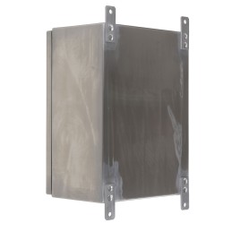 1 pcs - RS PRO 304 Stainless Steel Wall Box, IP69K, 400 mm x 300 mm x 200mm