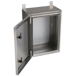 1 pcs - RS PRO 304 Stainless Steel Wall Box, IP69K, 400 mm x 300 mm x 200mm