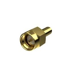 1 pcs : SMAFRPST.J.DK.HT - RF Connectors / Coaxial Connectors SMA(M)ST RP FOR RG176/RG316 Ni PLATING