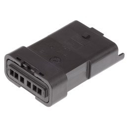 5 pcs - Delphi, 211PL Male Connector Housing, 3.33mm Pitch, 6 Way, 1 Row