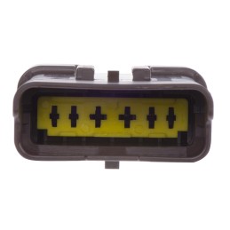 5 pcs - Delphi, 211PL Male Connector Housing, 3.33mm Pitch, 6 Way, 1 Row