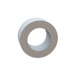 1 pcs : 13RS125313 - Standoffs & Spacers Round Spacer, .761 ID, 1.239 OD, .563 Length, Natural, Nylon, 3/4 Screw