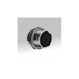 1 pcs : HR10G-10R-10SB(71) - Circular Push Pull Connectors 10P F STRT RECEP T/H PSH-PUL CON SHIELDE