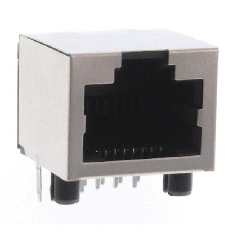 5 pcs - Amphenol RJHSE Series Female RJ45 Connector, PCB Mount