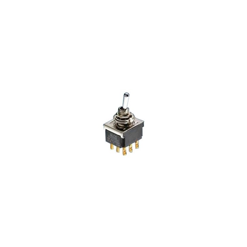 1 pcs : FTR0904 - Toggle Switches DPDT (ON)-OFF-(ON) 6A PNL TOGGLE