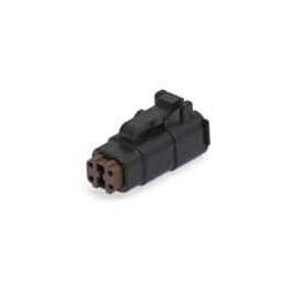 1 pcs : DTMH06-4SD - Automotive Connectors PLG, 4P, BLK, N, HI TEMP, D