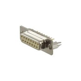 1 pcs : 772-E15-213R051 - D-Sub Standard Connectors IP67,15P FEM VERT NI W/CLINCH NUT 10