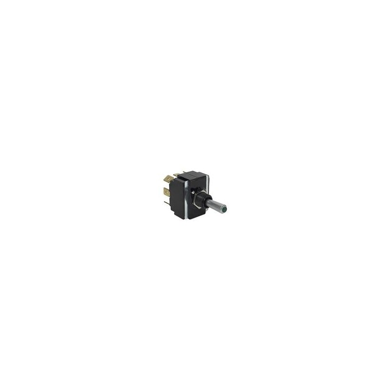 1 pcs : LT-1511-640-012 - Toggle Switches 1-pole, ON - None - OFF, 10A/15A/15A 250VAC/125VAC/12-28VDC 3/4 HP a. 125-250VAC, Illu