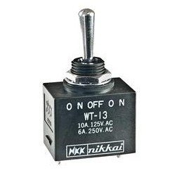 1 pcs : WT13S - Toggle Switches SPDT ON-OFF-ON Solder Lug Pnel Mnt