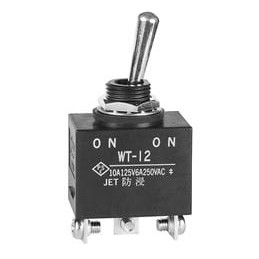1 pcs : WT12T - Toggle Switches SPDT ON-NONE-ON Screw Lug Panel Mnt