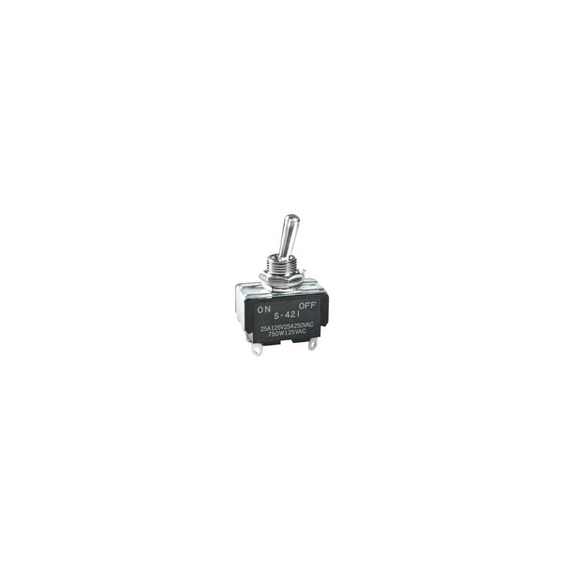1 pcs : S421 - Toggle Switches DPST ON-NONE-OFF SOLDER LUG