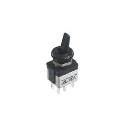1 pcs : 4649A22UU - Toggle Switches 4A 250VAC, 2pole ON-OFF-ON, QC