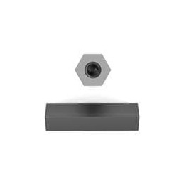 1 pcs : M1309-3005-S-12 - Standoffs & Spacers Metric Hex Female Standoffs 6mm Hex X 12mm X M3 Thd