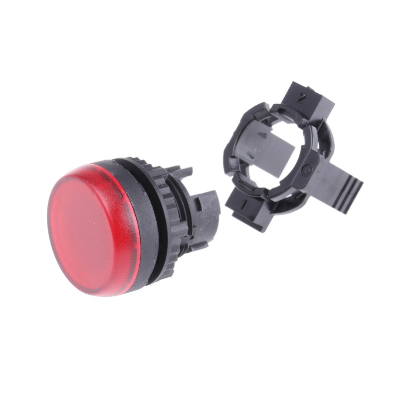 1 pcs - BACO Red Pilot Light Head, 22mm Cutout BACO Series