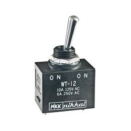 1 pcs : WT12S - Toggle Switches SPDT ON-NONE-ON Solder Lug Pnel Mnt
