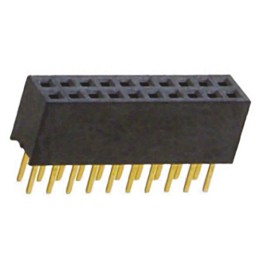 5 pcs - Amphenol Communications Solutions MINITEK Series Straight Through Hole Mount PCB Socket, 20-Contact, 2-Row, 1.27mm