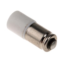 1 pcs - RS PRO White LED Indicator Lamp, 24V ac/dc, Midget Groove Base, 6mm Diameter, 2070mcd