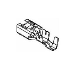 1 pcs : 12052224-L - Automotive Connectors FMALE 630 SERIES TIN CBL RANG 3.10-2.94MM