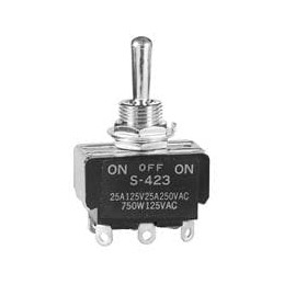 1 pcs : S423 - Toggle Switches DPDT ON-OFF-ON SOLDER LUG