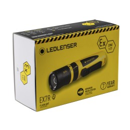 1 pcs - LEDLENSER EX7R ATEX, IECEx LED Torch - Rechargeable 220 lm, 161 mm