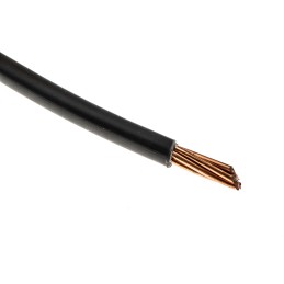 1 Reel of 50 M - RS PRO Black 35 mm² Hook Up Wire, 7/2.52 mm, 50m