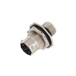 1 pcs : RT07104SNH - Standard Circular Connector 16AWG 4 Pin Jamnut Female