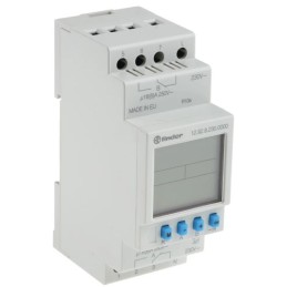1 pcs - Finder Digital DIN Rail Time Switch 230 V ac, 2-Channel