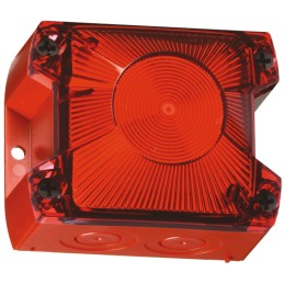 1 pcs - Pfannenberg PY X-S-05 Series Red Flashing Beacon, 230 V ac, Panel Mount, Xenon Bulb