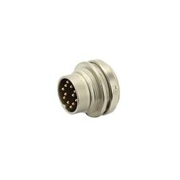 1 pcs : C091 31W107 100 2 - Circular DIN Connectors Male recpt 7 Pin, Front MT