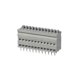 1 pcs : TBL009V-254-12GY-2GY - Fixed Terminal Blocks Terminal block, screwless, 2.54, Vertical, 12, Gray w Gray Button