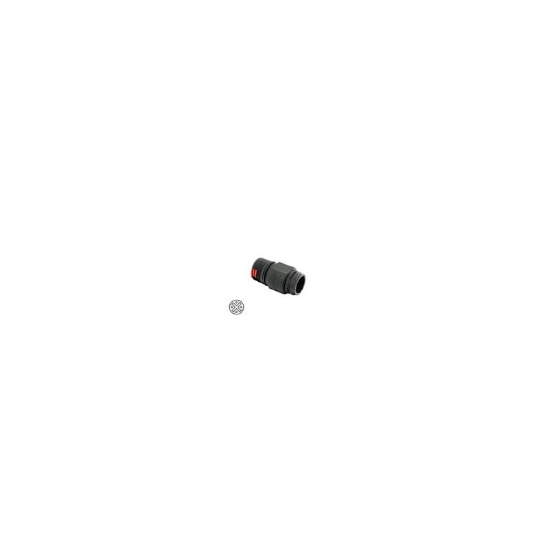 1 pcs : CL1C1101 - Standard Circular Connector 4P Pin Receptacle In-Line IP67 Size 1