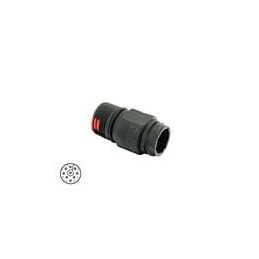 1 pcs : CL1C1201 - Standard Circular Connector 9P Pin Receptacle In-Line IP67 Size 1