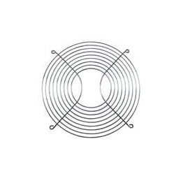 1 pcs : G254-10 - Fan Filters & Accessories Fan Finger Guard for 254mm Fan, Bright Basic Wire, Bright Nickel Chrome