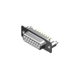 1 pcs : 173109-0570 - D-Sub Standard Connectors FCT DSUB STR PC RCPT 15 PN W/SNAPIN